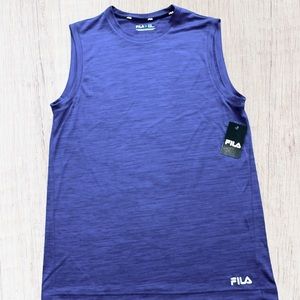 Fila Men’s Performance Core Tank Top Blue BRAND NEW